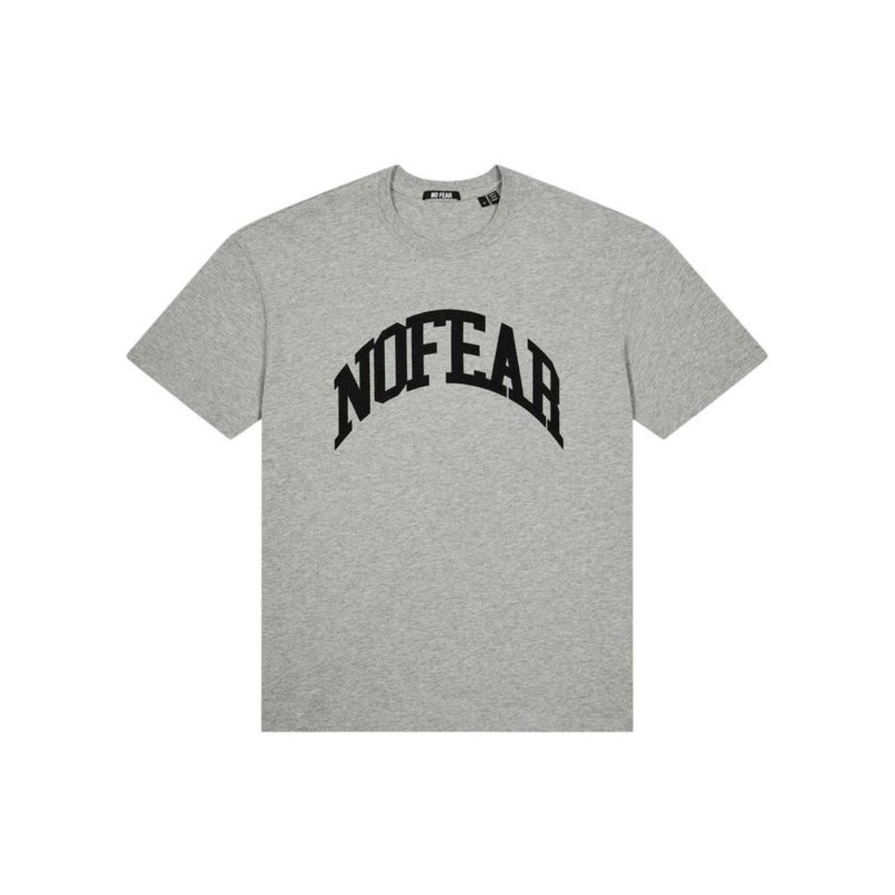No Fear Mens Large Logo T-Shirt / Gray